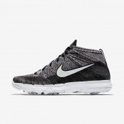 Nike zapatillas para hombre flyknit chukka negro/blanco