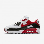 Nike zapatillas para hombre air max 90 essential blanco/negro/gris lobo/rojo universitario