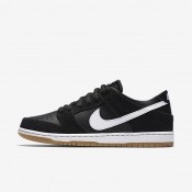 Nike zapatillas para hombre sb zoom dunk low pro negro/marrón claro goma/blanco