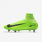 Nike zapatillas para hombre mercurial veloce iii sg-pro verde eléctrico/lima flash/blanco/negro