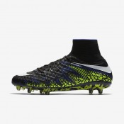 Nike zapatillas para hombre hypervenom phantom ii fg negro/voltio/azul extraordinario/blanco
