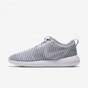 Nike zapatillas para hombre roshe two flyknit gris lobo/verde estadio/blanco