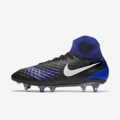 Nike zapatillas para hombre magista obra ii sg-pro negro/azul extraordinario/aluminio/blanco