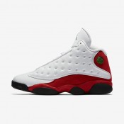 Nike zapatillas para hombre air jordan 13 retro blanco/rojo team/negro