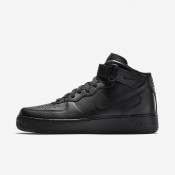 Nike zapatillas para hombre air force 1 mid 07 negro/negro/negro