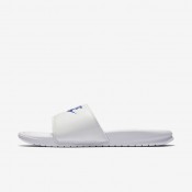 Nike zapatillas para hombre benassi blanco/blanco/royal universitario
