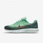 Nike zapatillas para mujer lunarglide 8 shield verde resplandor/hasta/verde fantasma/bronce rojo metálico