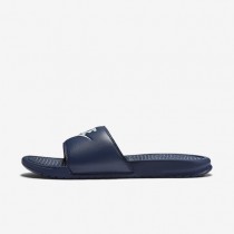 Nike zapatillas para hombre benassi azul marino medianoche/windchill