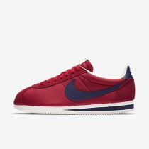Nike zapatillas para hombre classic cortez nylon aw rojo universitario/vela/azul marino medianoche