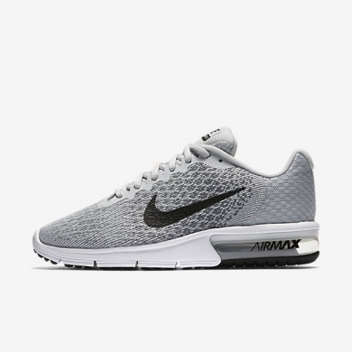 Nike zapatillas para mujer air max sequent 2 platino puro/gris azulado/gris lobo/negro