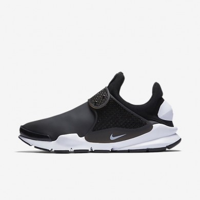 Nike zapatillas para hombre sock dart se negro/blanco