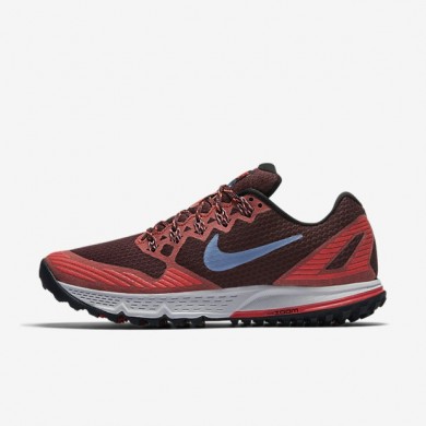 Nike zapatillas para hombre air zoom wildhorse 3 castaña noche/brasa resplandor/negro/niebla océano