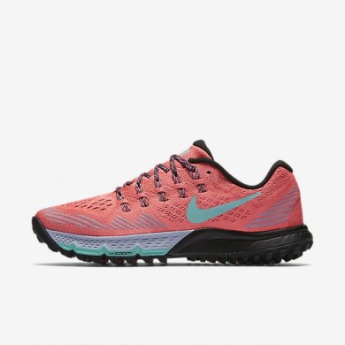 Nike zapatillas para mujer air zoom terra kiger 3 lava resplandor/orquídea/negro/hiperturquesa