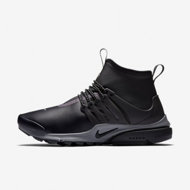 Nike zapatillas para mujer air presto mid utility negro/reflejo plata/gris oscuro/negro