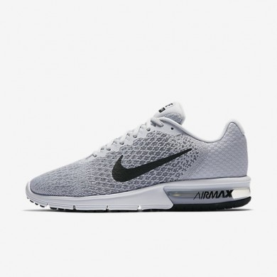 Nike zapatillas para hombre air max sequent 2 platino puro/gris azulado/gris lobo/negro