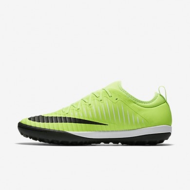 Nike zapatillas para hombre mercurialx finale ii tf lima flash/blanco/marrón claro goma/negro