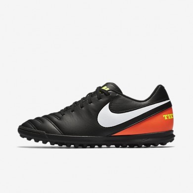 Nike zapatillas para hombre tiempo rio iii negro/hipernaranja/voltio/blanco