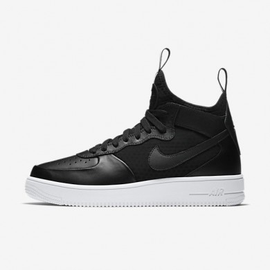 Nike zapatillas para hombre air force 1 ultraforce mid negro/blanco/negro