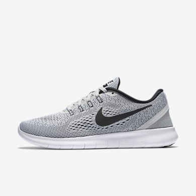 Nike zapatillas para mujer free rn platino puro/platino puro/negro