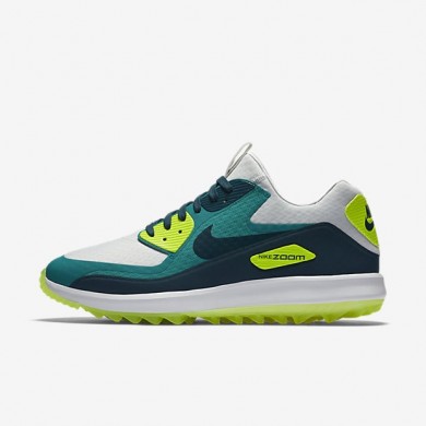 Nike zapatillas para hombre air zoom 90 it platino puro/azul verdoso río/voltio/turquesa medianoche