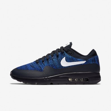 Nike zapatillas para hombre air max 1 ultra flyknit obsidiana oscuro/azul carrera/azul foto/blanco