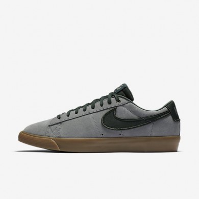 Nike zapatillas para hombre sb blazer low gt gris humo/blanco/naranja motor/negro