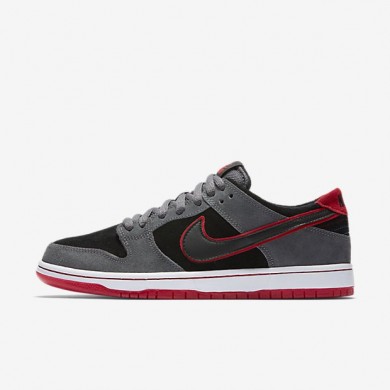 Nike zapatillas para hombre sb dunk low pro ishod wair gris oscuro/rojo universitario/blanco/negro