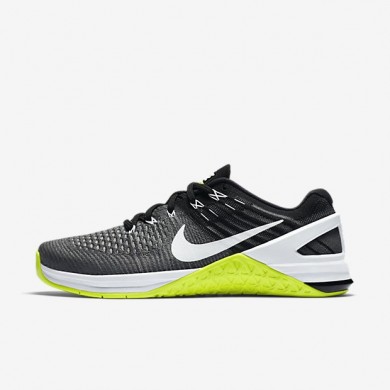 Nike zapatillas para mujer metcon dsx flyknit gris oscuro/voltio/negro/blanco