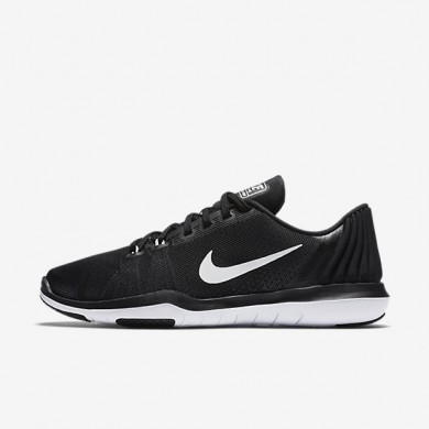 Nike zapatillas para mujer flex supreme tr 5 negro/platino puro/blanco