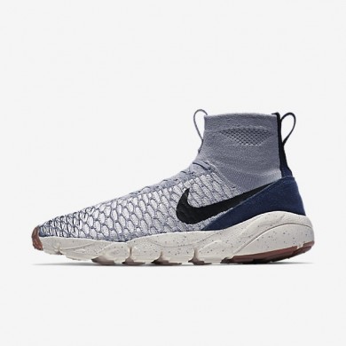 Nike zapatillas para hombre air footscape magista flyknit gris lobo/vela/obsidiana oscuro/negro