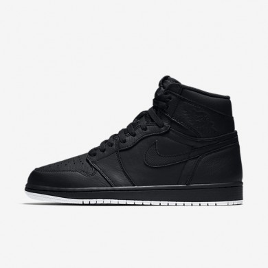 Nike zapatillas para hombre air jordan 1 retro high og negro/negro/blanco