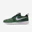 Nike zapatillas para hombre roshe flyknit negro/verde voltaje/voltio/blanco