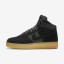 Nike zapatillas para hombre air force 1 07 high lv8 negro/marrón claro goma/blanco/negro