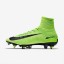 Nike zapatillas para hombre mercurial superfly v sg-pro anti-clog verde eléctrico/verde fantasma/blanco/negro