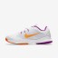 Nike zapatillas para mujer court air zoom ultra clay blanco/platino puro/morado vivo/tarta