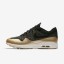 Nike zapatillas para mujer air max 1 ultra 2.0 flyknit metallic negro/estrella de oro metálico/ópalo liso/negro