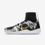 Nike zapatillas para mujer court flare bhm blanco/negro/oro metalizado