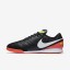 Nike zapatillas para hombre tiempo genio ii leather ic negro/hipernaranja/voltio/blanco