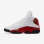 Nike zapatillas para hombre air jordan 13 retro blanco/rojo team/negro