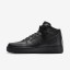 Nike zapatillas para hombre air force 1 mid 07 negro/negro/negro