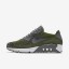 Nike zapatillas para hombre air max 90 ultra 2.0 flyknit verde puro/blanco/negro/gris oscuro