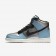 Nike zapatillas para mujer dunk high lx plata metalizado/azul mica/marfil/negro