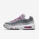 Nike zapatillas para mujer air max 95 og platino puro/gris lobo/hipervioleta/hipervioleta