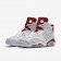 Nike zapatillas para hombre air jordan 6 retro blanco/platino puro/rojo gimnasio