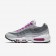 Nike zapatillas para mujer air max 95 og platino puro/gris lobo/hipervioleta/hipervioleta
